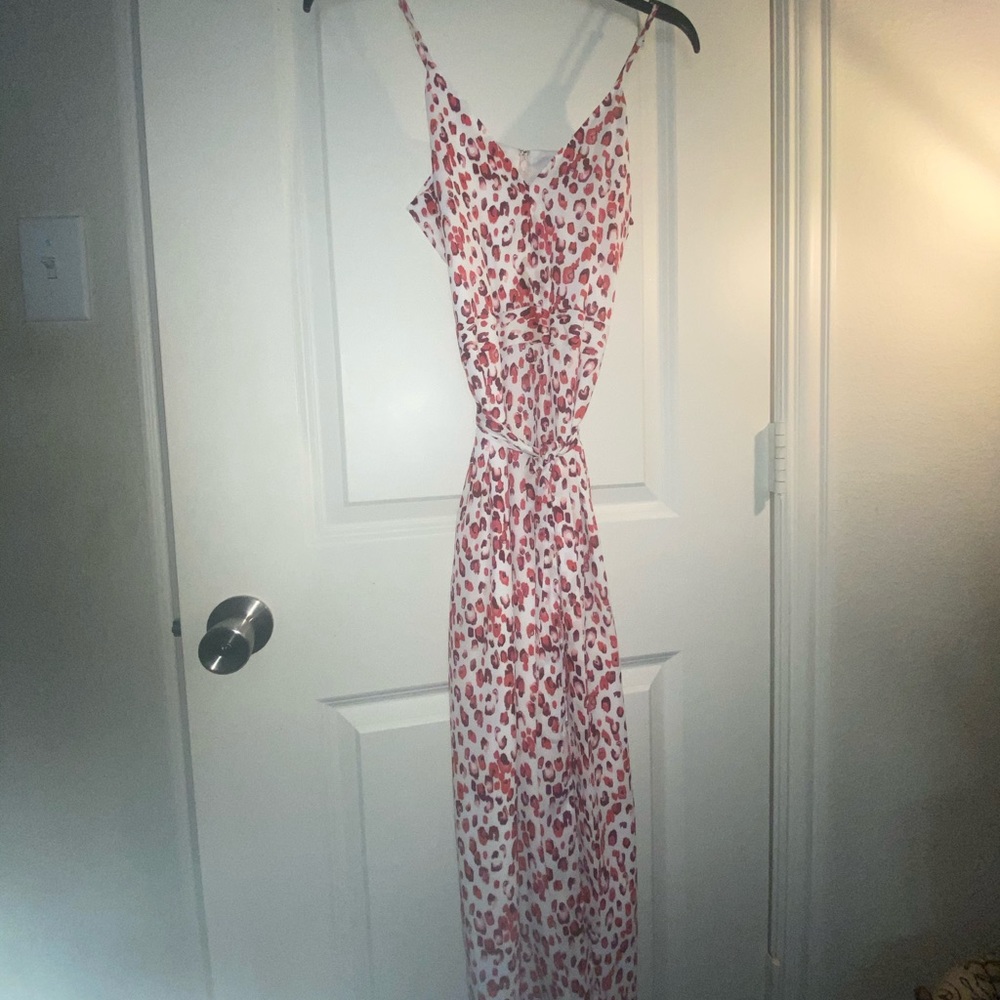 Red spotted jumpsuit